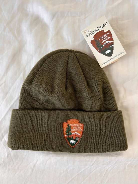 Olive Green National Park Service Beanie
